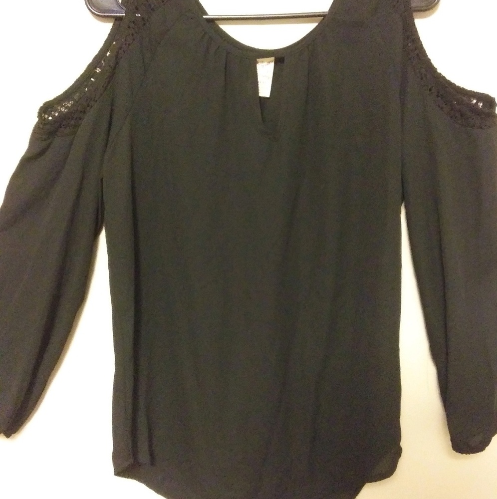 Faded Glory Black Blouse